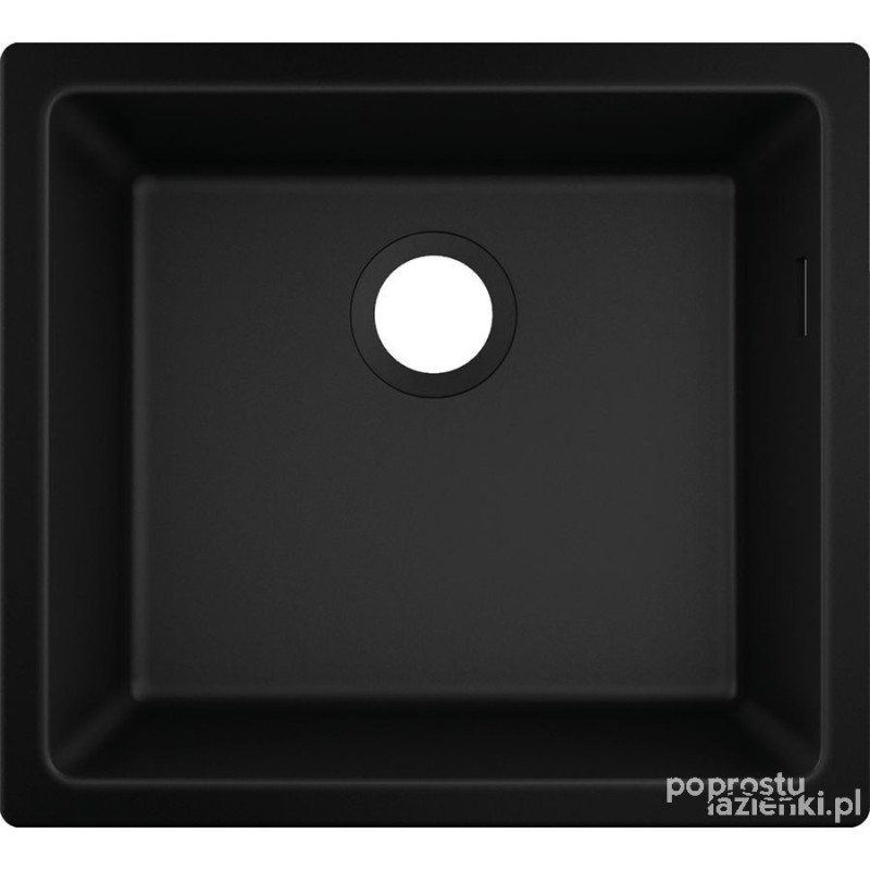 0-U450 Zlewozmywak podblatowy 450 grafitowy S51 grafitowa czerń Hansgrohe (43431170)