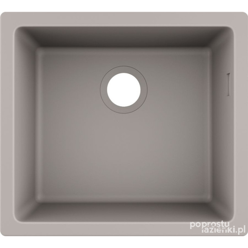 0-U450 Zlewozmywak podblatowy 450 S51 szarość betonu Hansgrohe (43431380)