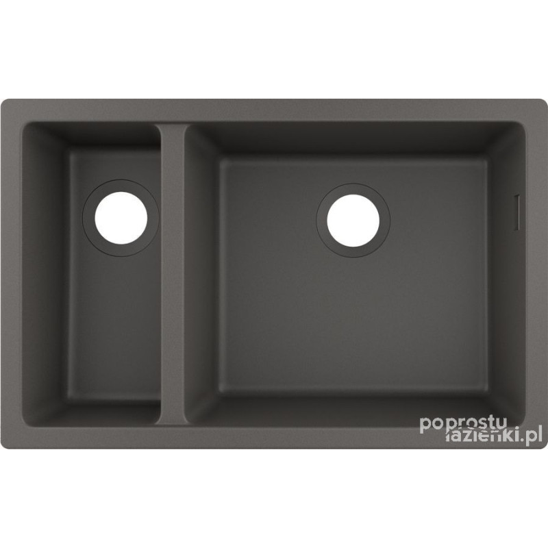 0-U635 Zlewozmywak podblatowy 180/450 S51 kamienna szarość Hansgrohe (43433290)