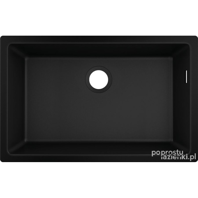 0-U660 Zlewozmywak podblatowy 660 grafitowy S51 grafitowa czerń Hansgrohe (43432170)