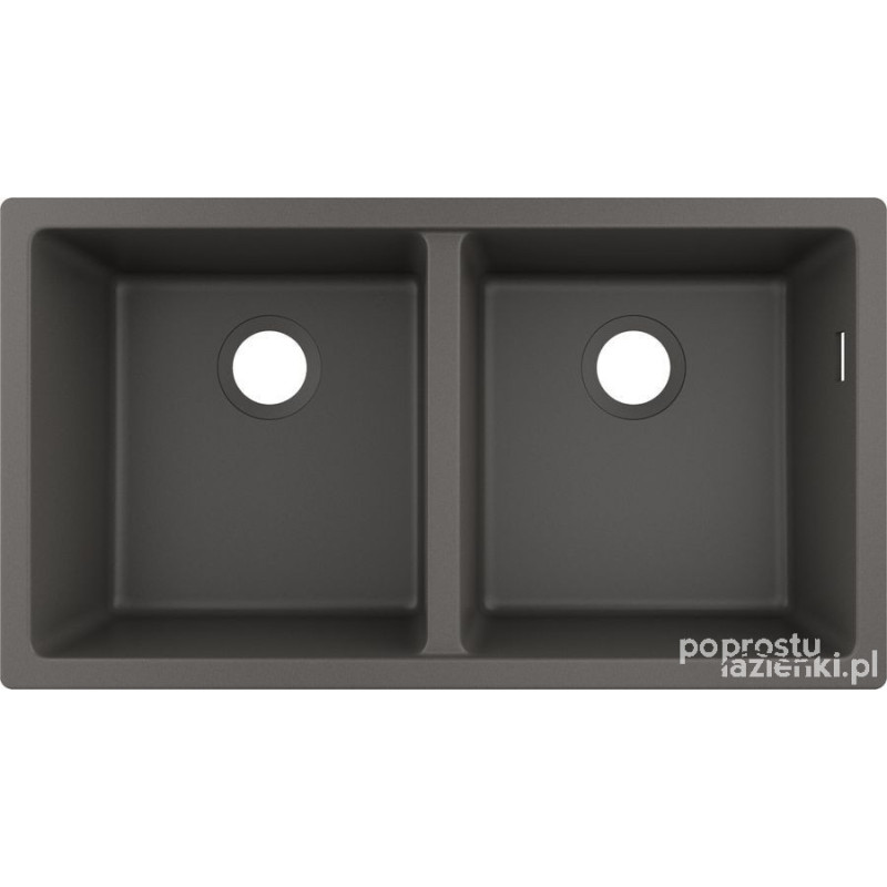 0-U770 Zlewozmywak podblatowy 370/370 S51 kamienna szarość Hansgrohe (43434290)