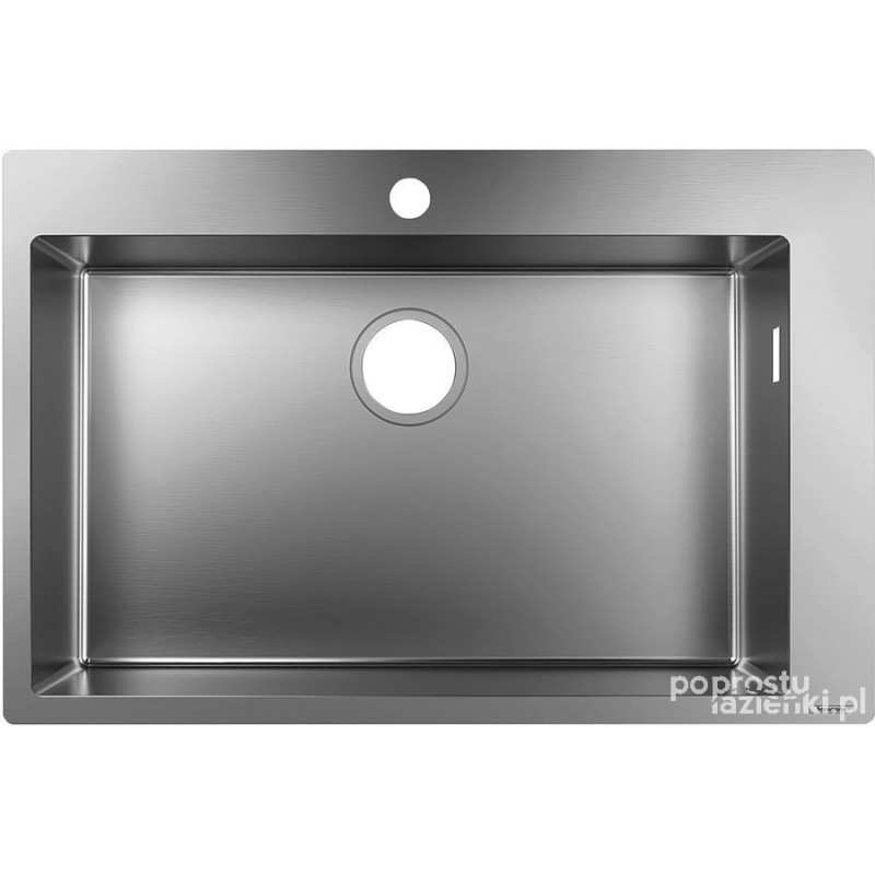 1-F660 Zlewozmywak nablatowy 660 S71 stal szlachetna Hansgrohe (43302800)