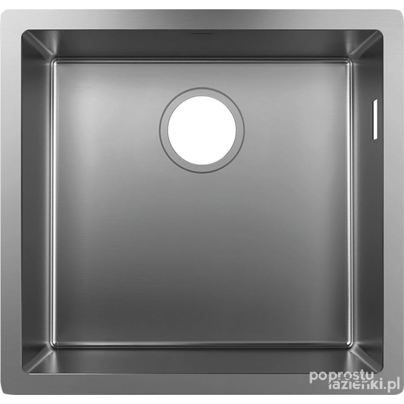 9-U450 Zlewozmywak podblatowy 450 S71 stal szlachetna Hansgrohe (43426800)