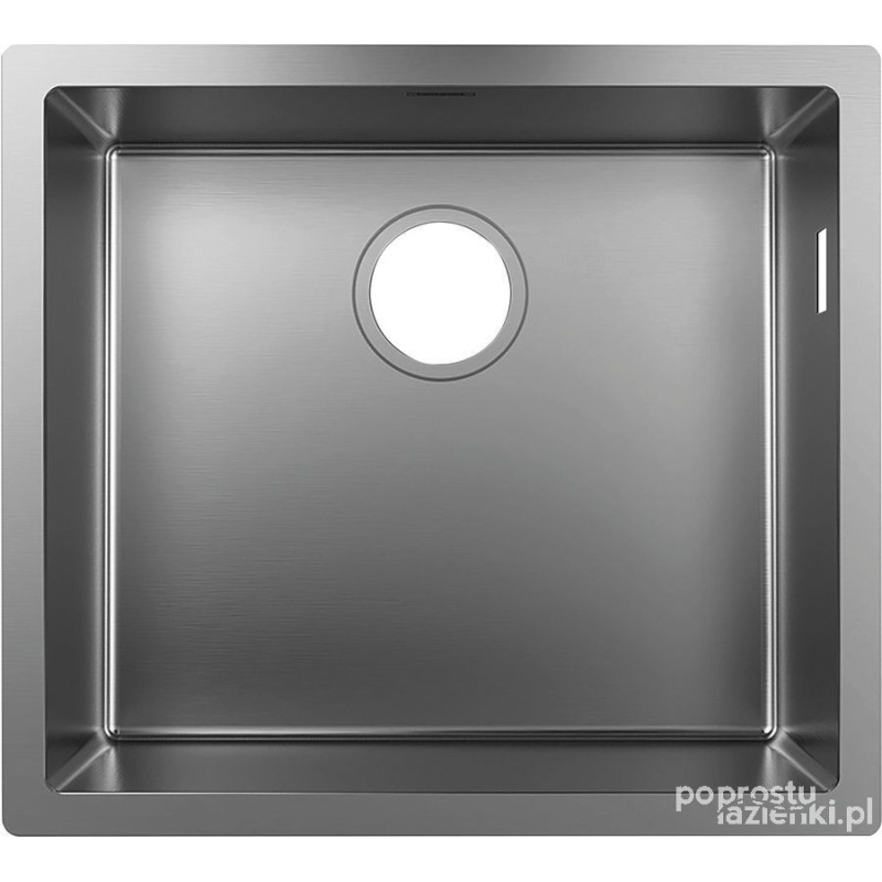 9-U500 Zlewozmywak podblatowy 500 S71 stal szlachetna Hansgrohe (43427800)
