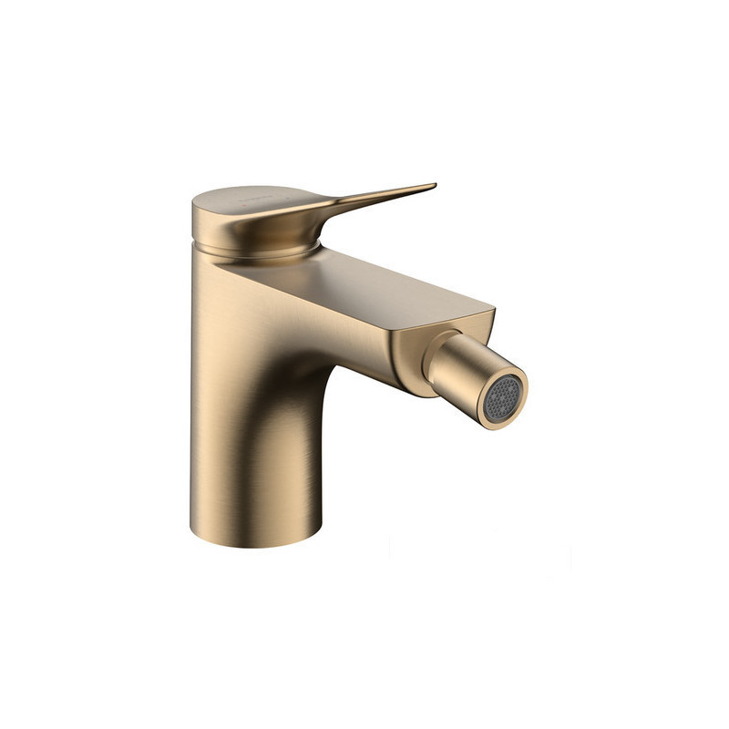 Bateria bidetowa z korkiem z cięgłem Brąz Szczotkowany Vivenis Hansgrohe (75200140)