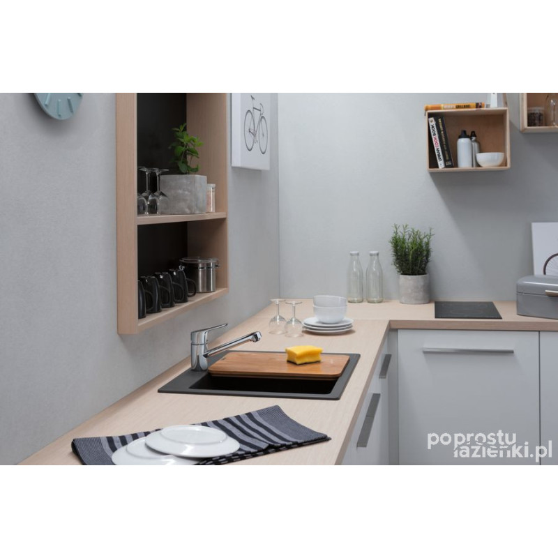 Bateria kuchenna 100 1jet Focus chrom Hansgrohe (71818000)