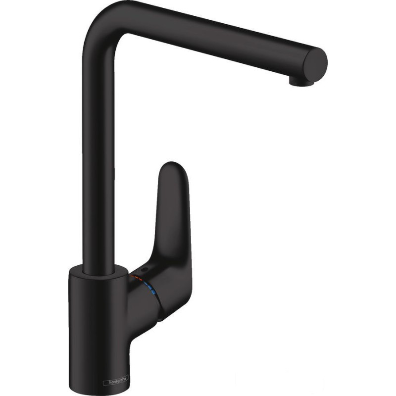 Bateria kuchenna 280 1jet Focus M41 czarny mat Hansgrohe (31817670)