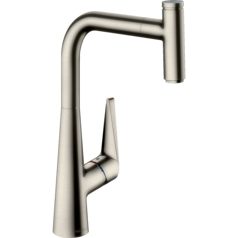 Bateria kuchenna 300 Select z wyciąganą wylewką 1jet Talis S stal szlachetna Hansgrohe (72821800)