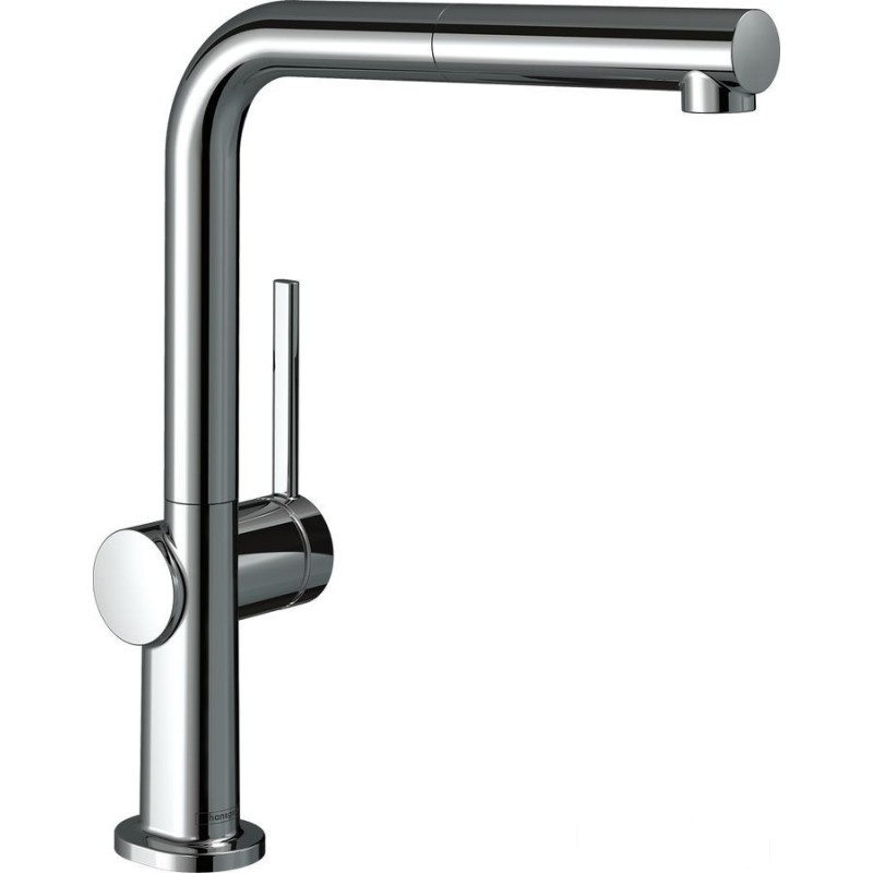 Bateria kuchenna EcoSmart z wyciąganą wylewką 1jet Talis M54 chrom Hansgrohe (72845000)