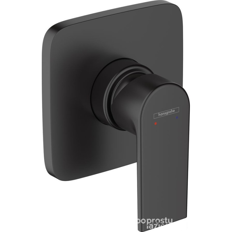 Bateria prysznicowa podtynkowa Vernis Shape czarny mat Hansgrohe (71658670)