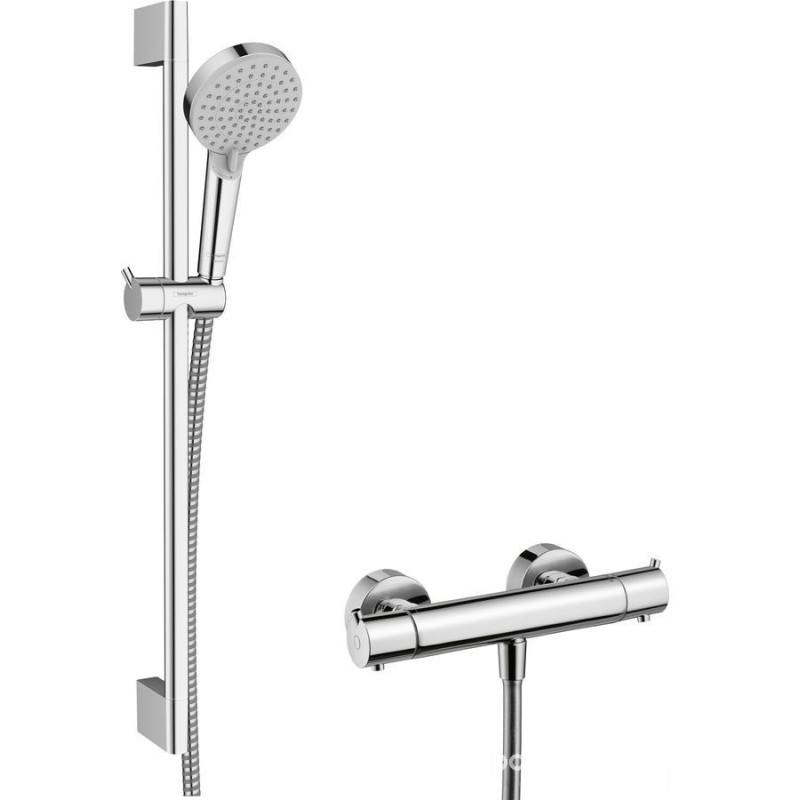 Bateria prysznicowa termostatyczna 100 EcoSmart Vernis Blend chrom Hansgrohe (26960000)