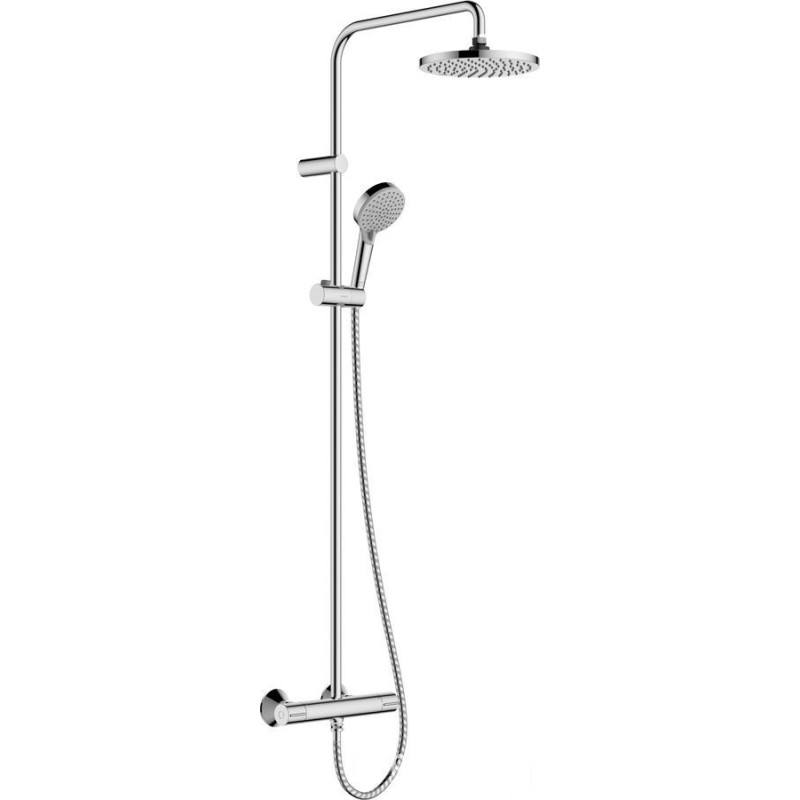 Bateria prysznicowa termostatyczna 200 EcoSmart+ 1jet Vernis Blend chrom Hansgrohe (26318000)