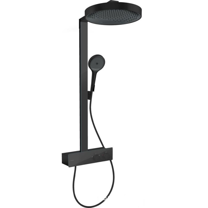 Bateria prysznicowa termostatyczna 360 1jet Rainfinity czarny mat Hansgrohe (26853670)