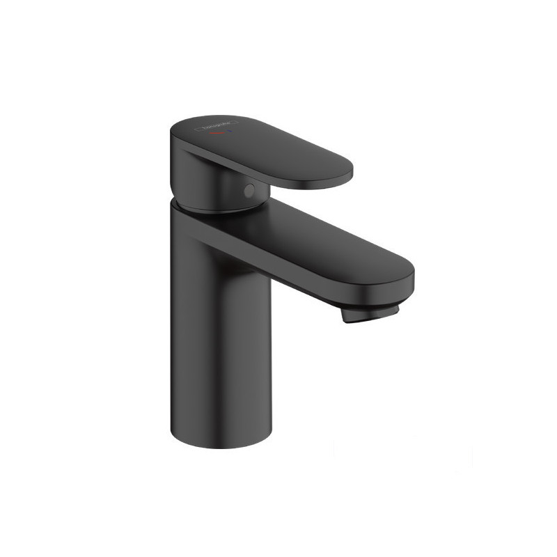 Bateria umywalkowa 100 CoolStart z korkiem Vernis Blend czarny mat Hansgrohe (71585670)