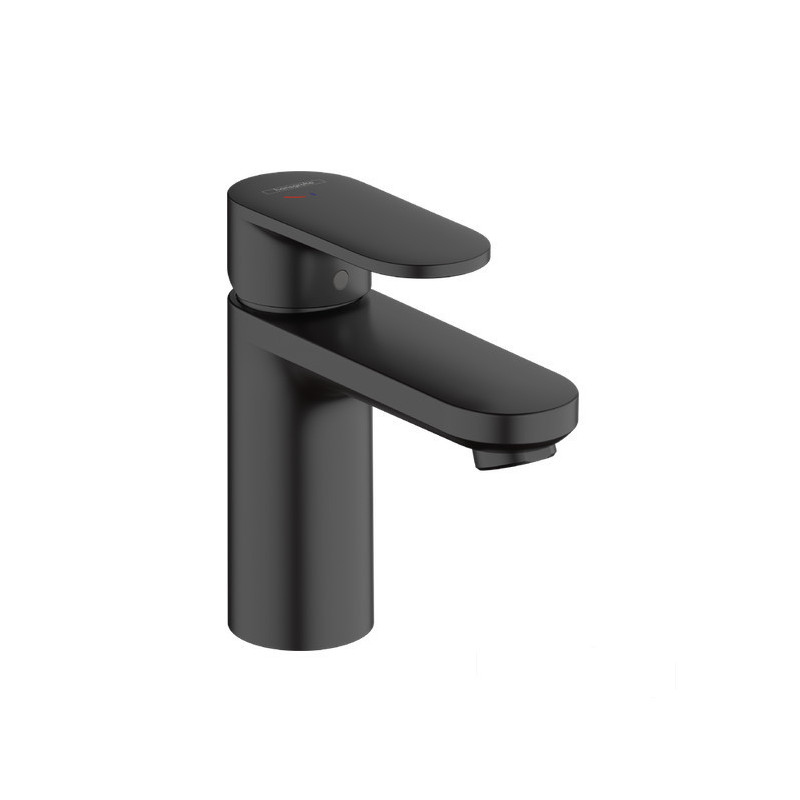 Bateria umywalkowa 100 CoolStart z korkiem Vernis Blend czarny mat Hansgrohe (71589670)