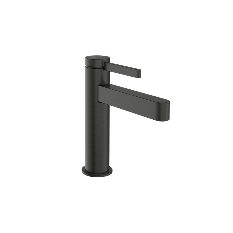 Bateria umywalkowa 110 CoolStart z korkiem Push-Open czarny chrom Finoris Hansgrohe (76024340)