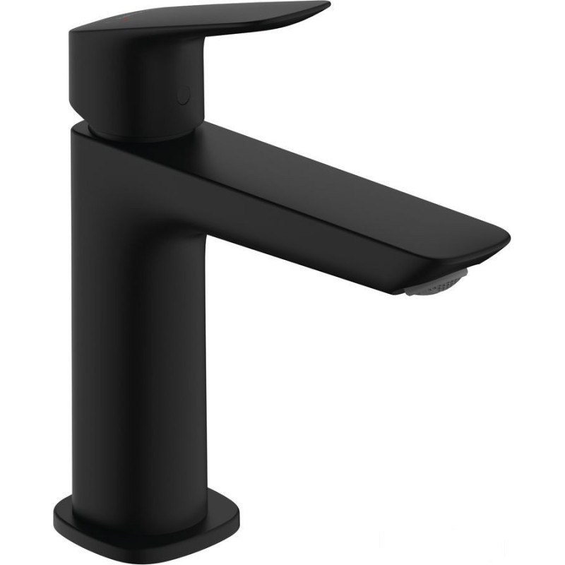 Bateria umywalkowa 110 Fine z korkiem Push-Open Czarny Matowy Logis Hansgrohe (71252670)
