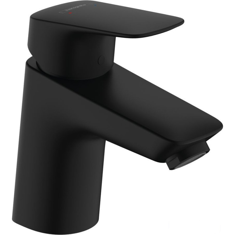 Bateria umywalkowa 70 z korkiem Logis czarny mat Hansgrohe (71077670)