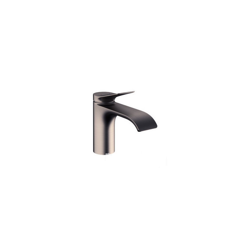 Bateria umywalkowa 80 z korkiem z cięgłem czarny chrom szczotkowany Vivenis Hansgrohe (75010340)