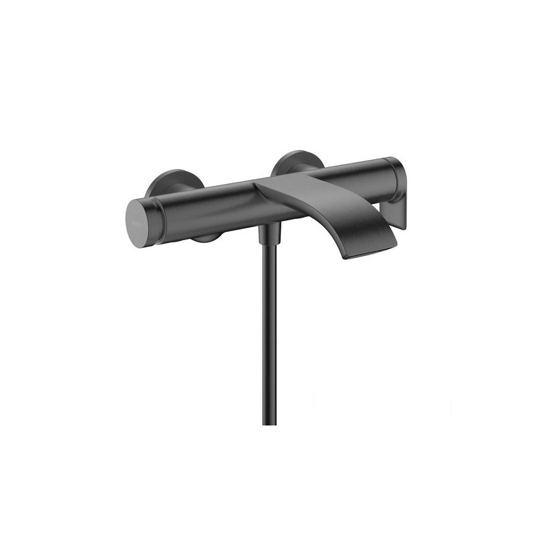 Bateria wannowa natynkowa Czarny Chrom Szczotkowany Vivenis Hansgrohe (75420340)