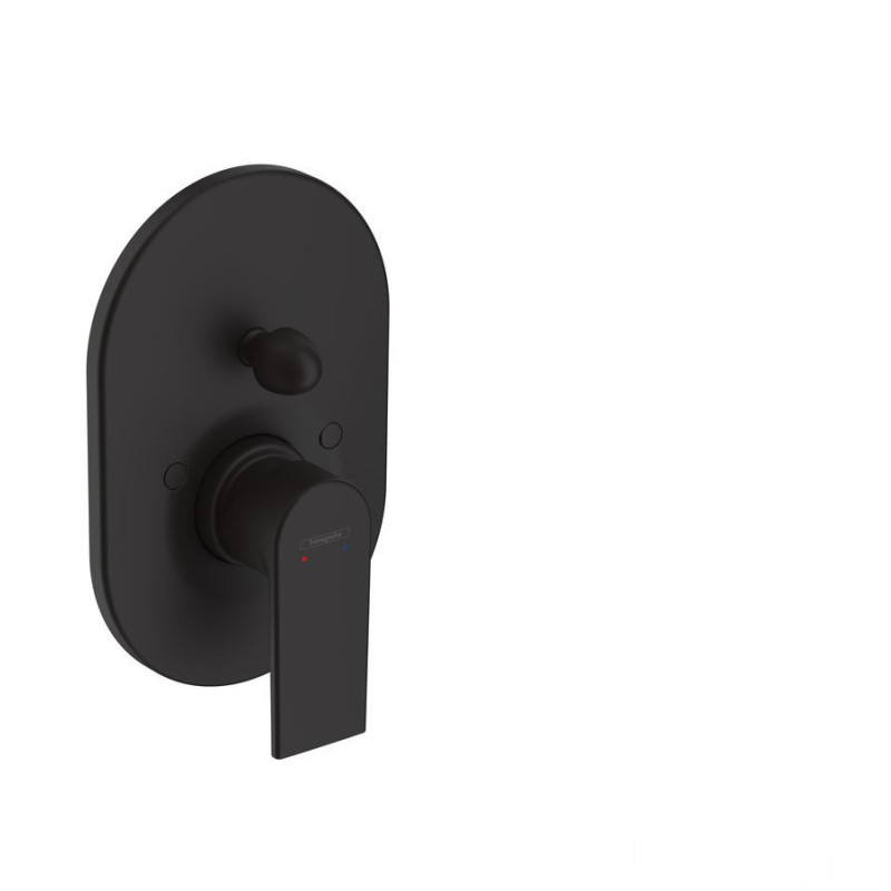 Bateria wannowa podtynkowa Vernis Shape czarny mat Hansgrohe (71458670)