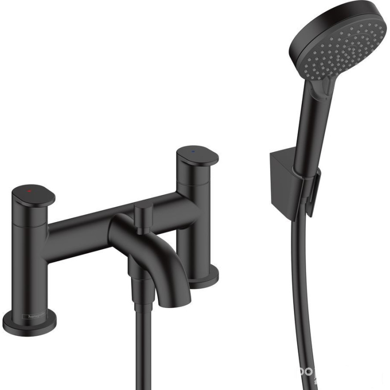 Bateria wannowa Vernis Blend czarny mat Hansgrohe (71461670)