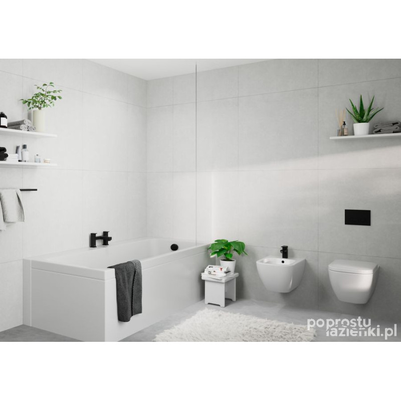 Bateria wannowa Vernis Shape czarny mat Hansgrohe (71452670)