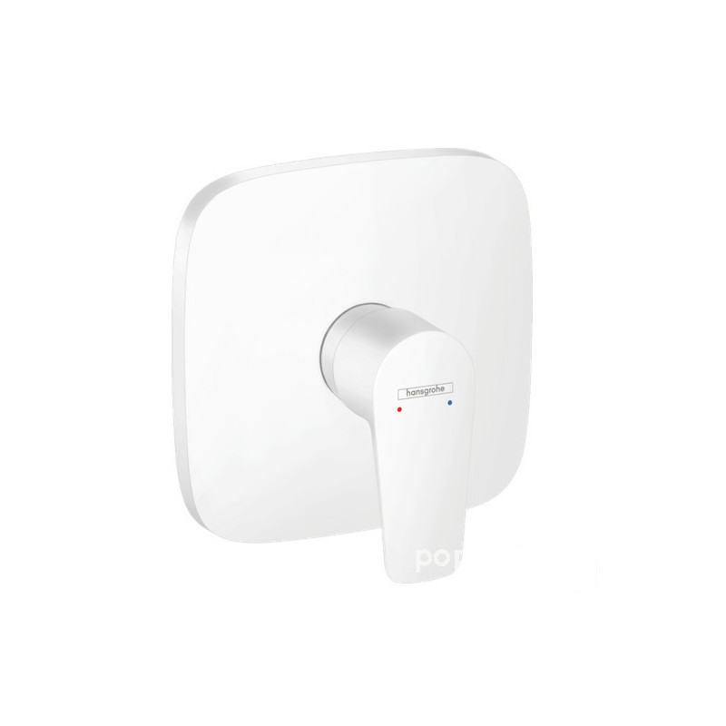 Jednouchwytowa bateria prysznicowa podtynkowa iBox universal Biały Matowy hansgrohe Talis E (71765700)