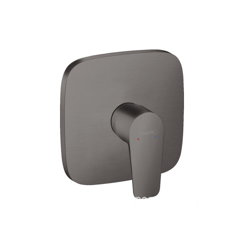 Jednouchwytowa bateria prysznicowa podtynkowa iBox universal Czarny Chrom Szczotkowany hansgrohe Talis E (71765340)