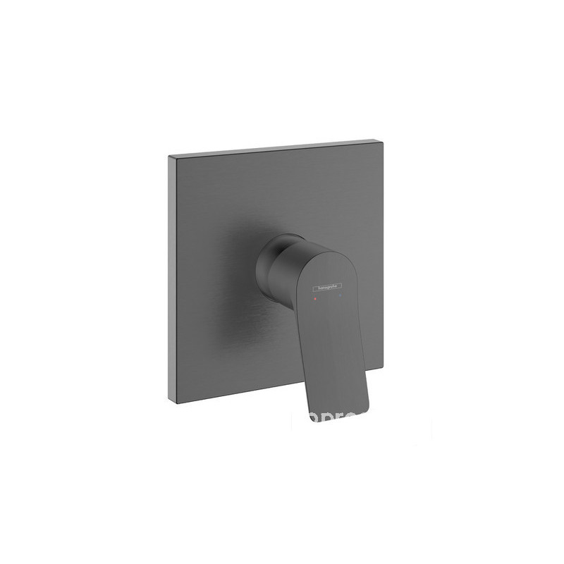 Jednouchwytowa bateria prysznicowa podtynkowa iBox universal Czarny Chrom Szczotkowany hansgrohe Vivenis (75615340)
