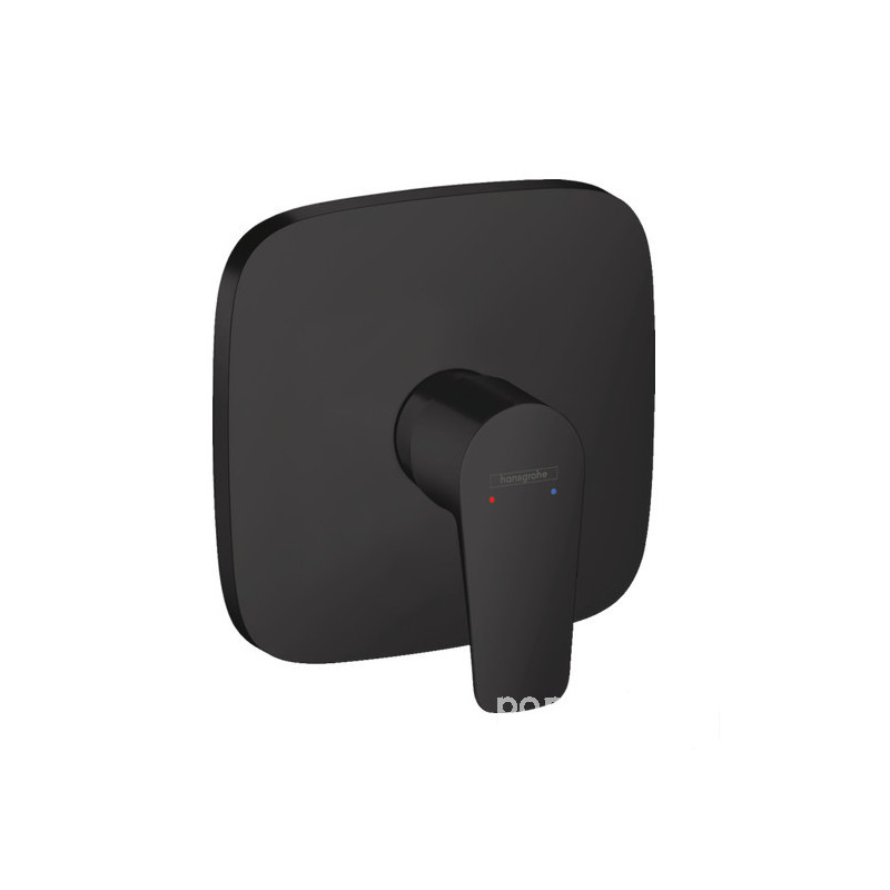 Jednouchwytowa bateria prysznicowa podtynkowa iBox universal Czarny Matowy hansgrohe Talis E (71765670)
