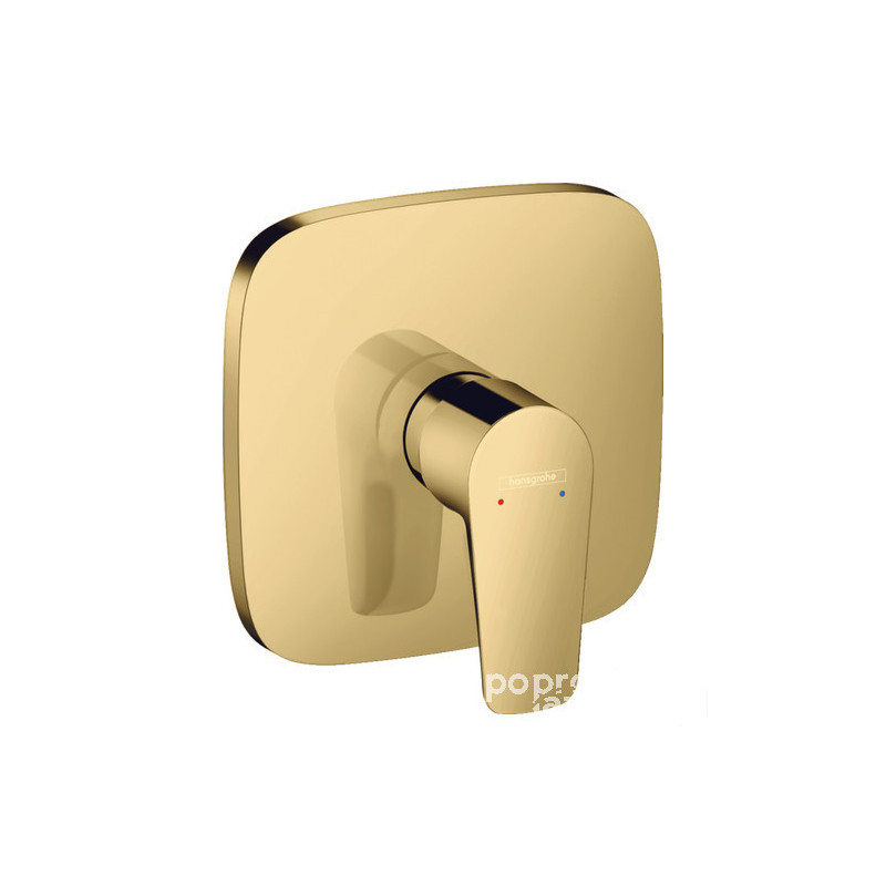 Jednouchwytowa bateria prysznicowa podtynkowa iBox universal Złoty Optyczny Polerowany hansgrohe Talis E (71765990)