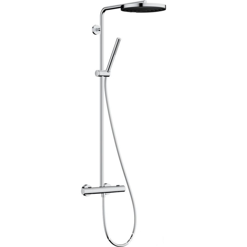 Komplet prysznicowy 260 1 jet z Ecostat Fine Pulsify S Puro chrom Hansgrohe (24222000)