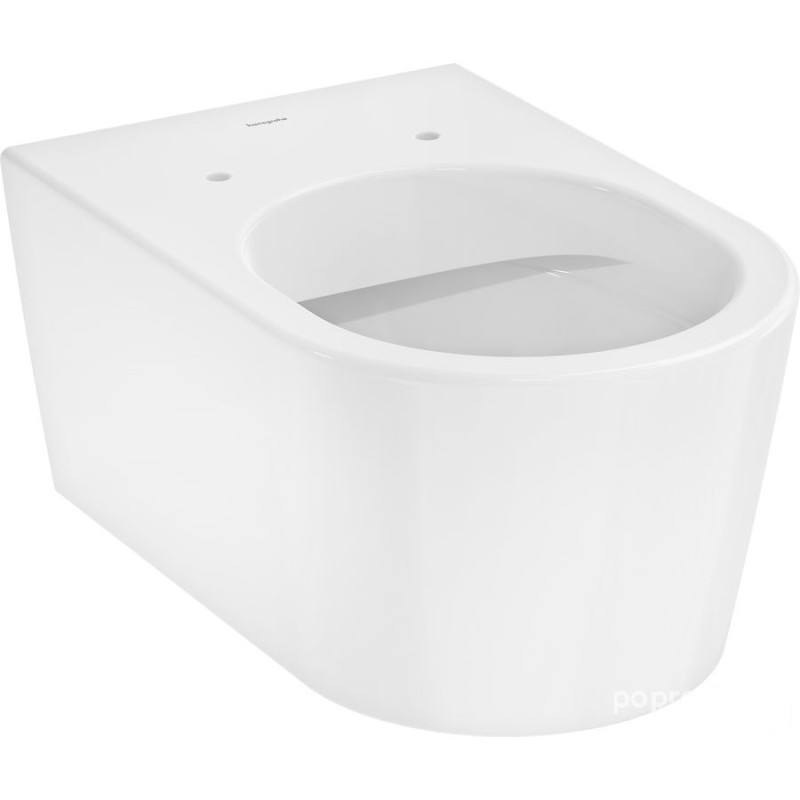 Miska wisząca WC 540 bezkołnierzowa AquaFall Flush SmartClean Biały EluPura S Hansgrohe (61118450)