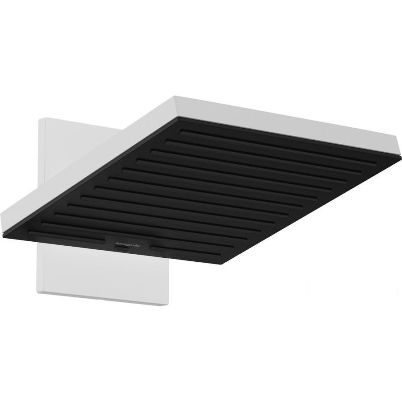 Głowica prysznicowa 260 2jet EcoSmart z przyłączem ściennym biały mat Pulsify E Hansgrohe (24351700)