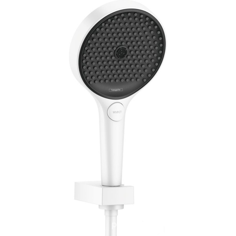 Punktowy zestaw prysznicowy Rainfinity biały mat Hansgrohe (26852700)