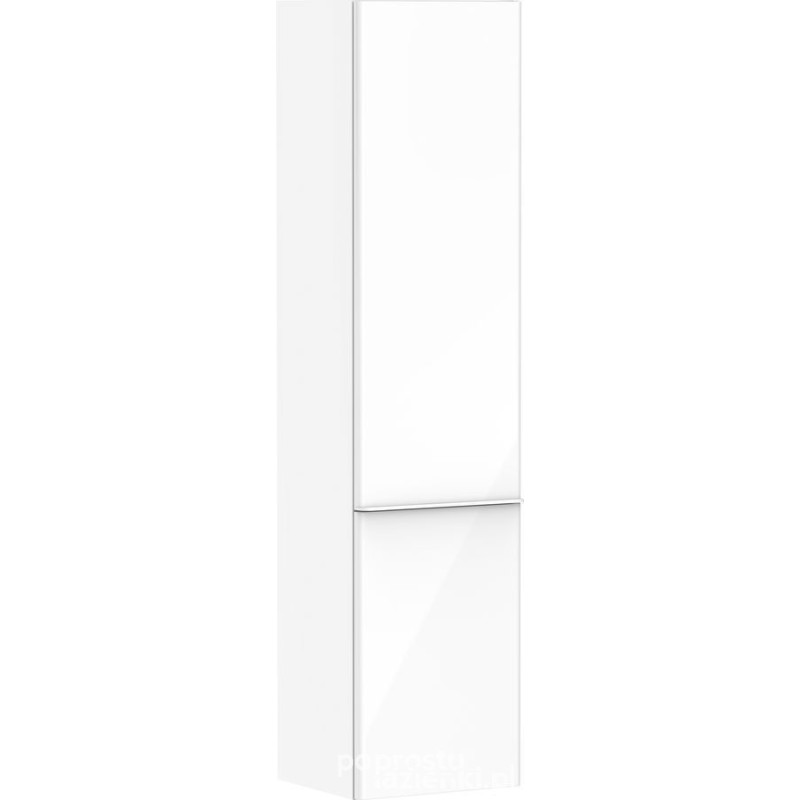 Szafka boczna 400/350 lewa biały wysoki połysk Xelu Q Hansgrohe (54135700)