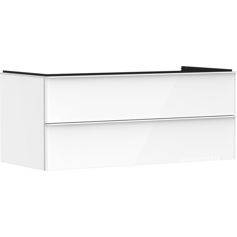 Szafka pod umywalkę 1180/550 biały wysoki połysk Xelu Q Hansgrohe (54082700)