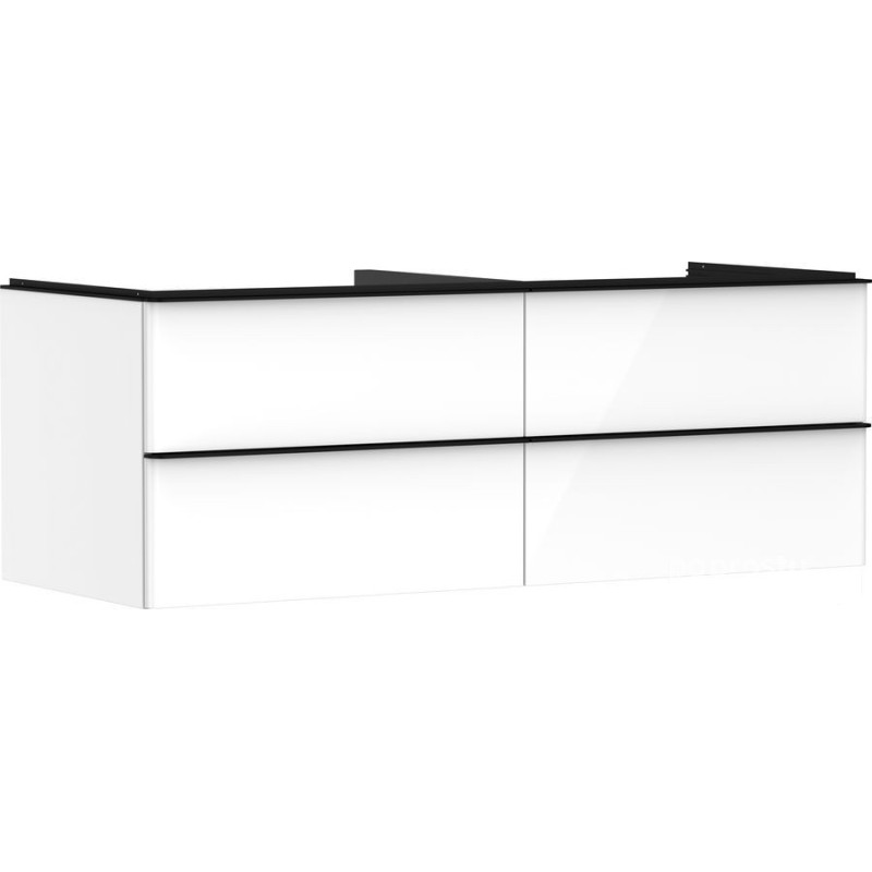 Szafka pod umywalkę 1360/550 biały wysoki połysk Xelu Q Hansgrohe (54086670)