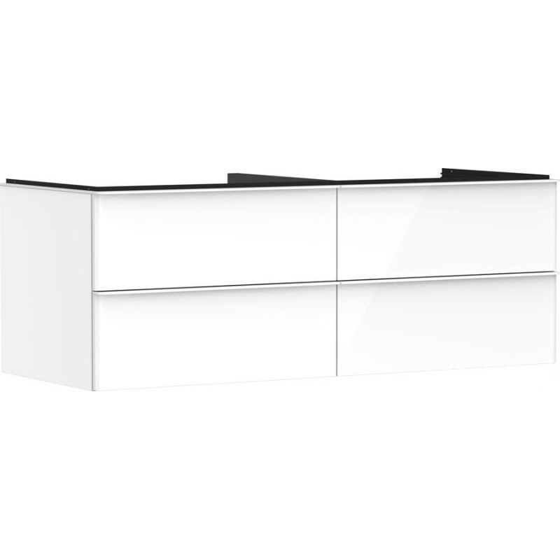 Szafka pod umywalkę 1360/550 biały wysoki połysk Xelu Q Hansgrohe (54086700)