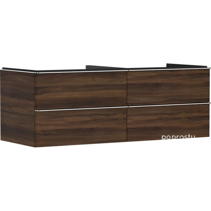 Szafka pod umywalkę 1360/550 ciemny orzech Xelu Q Hansgrohe (54089000)