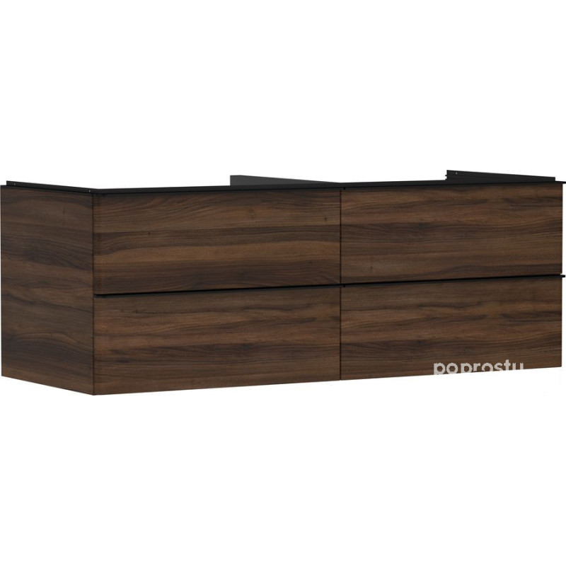 Szafka pod umywalkę 1360/550 ciemny orzech Xelu Q Hansgrohe (54089670)