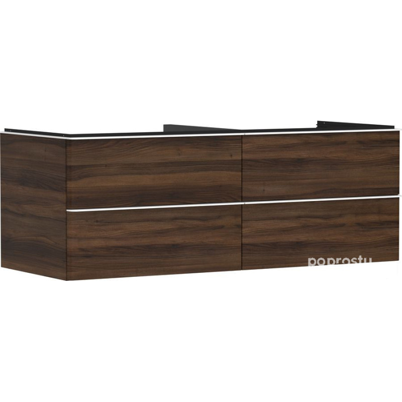 Szafka pod umywalkę 1360/550 ciemny orzech Xelu Q Hansgrohe (54089700)