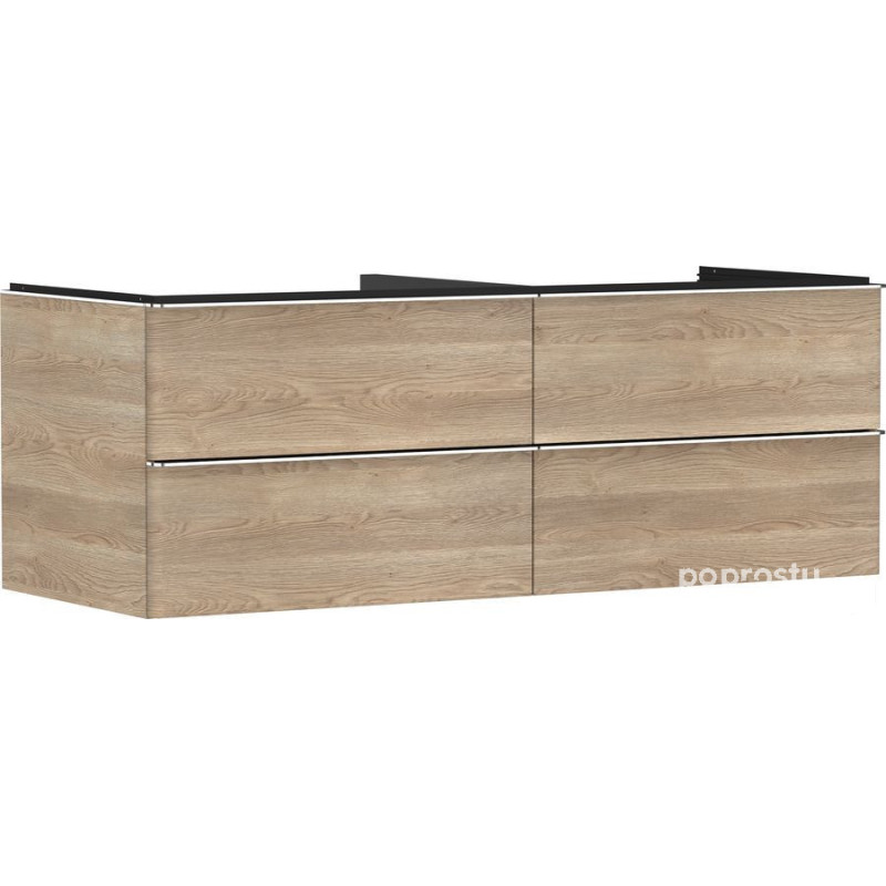 Szafka pod umywalkę 1360/550 dąb Xelu Q Hansgrohe (54088000)
