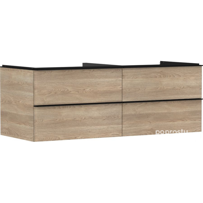 Szafka pod umywalkę 1360/550 dąb Xelu Q Hansgrohe (54088670)