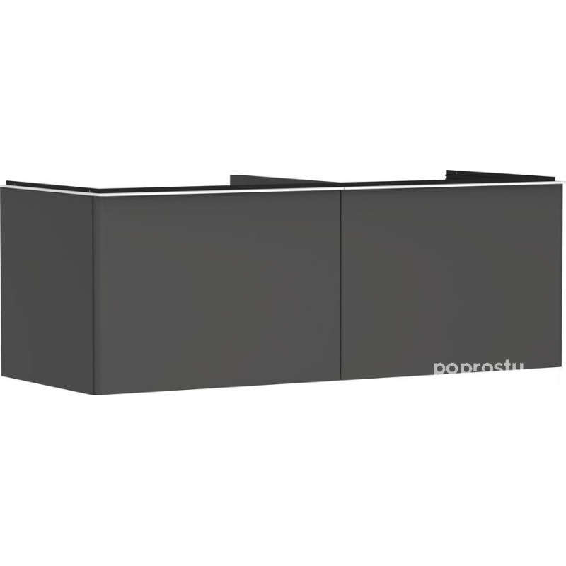 Szafka pod umywalkę 1360/550 szary diament matowy Xelu Q Hansgrohe (54067700)