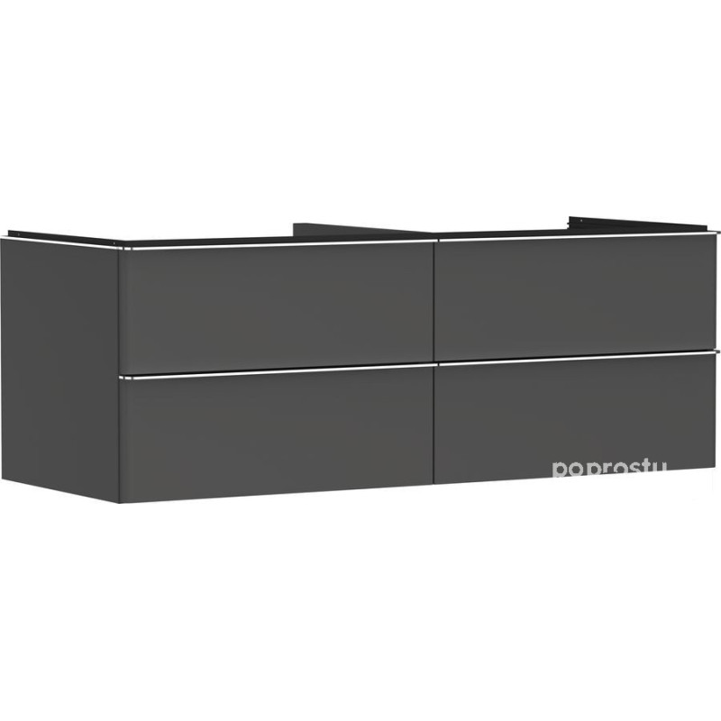 Szafka pod umywalkę 1360/550 szary diament matowy Xelu Q Hansgrohe (54087000)