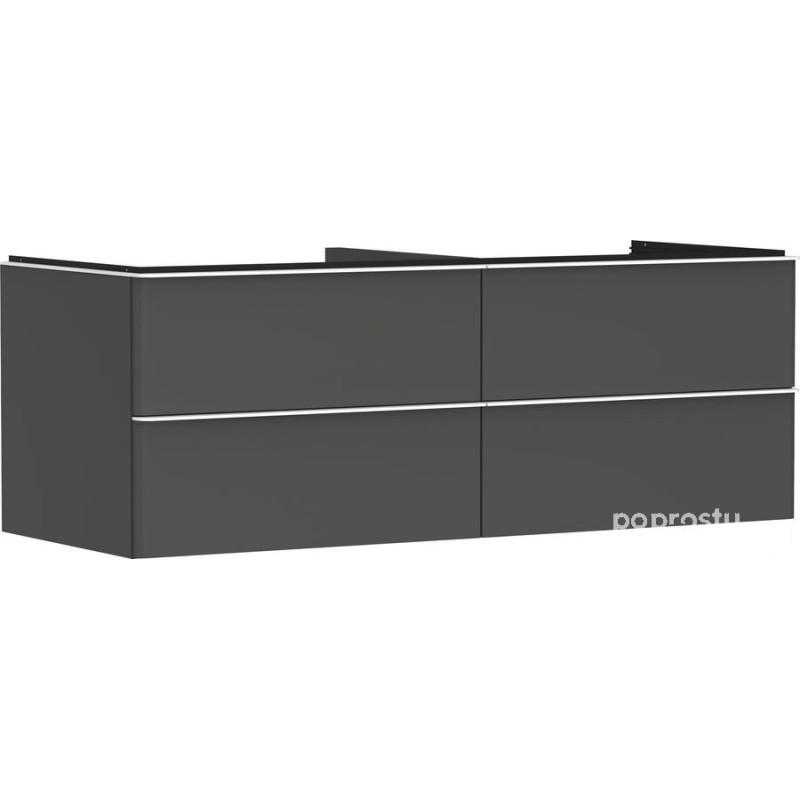 Szafka pod umywalkę 1360/550 szary diament matowy Xelu Q Hansgrohe (54087700)