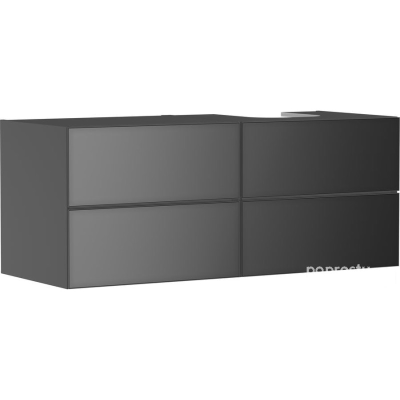 Szafka pod umywalkę 1370 prawa szary łupek matowy Xevolos E Hansgrohe (54241770)