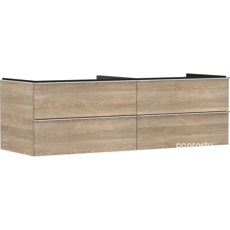 Szafka pod umywalkę 1560/550 naturalnego dębu Xelu Q Hansgrohe (54092000)